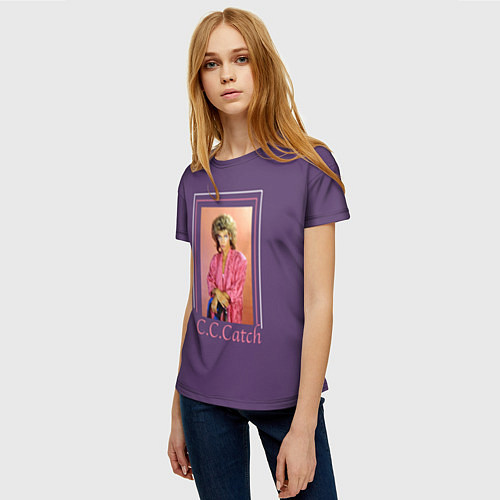 Женская футболка Звёзды 80-х CC Catch / 3D-принт – фото 3