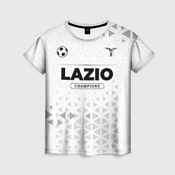 Футболка женская Lazio Champions Униформа, цвет: 3D-принт