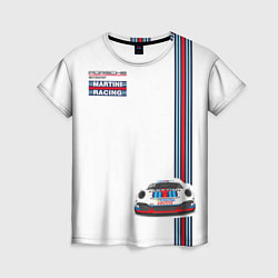 Футболка женская Porsche Martini Racing, цвет: 3D-принт