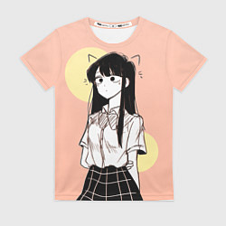 Футболка женская Милашка Коми У Коми проблемы с общением, цвет: 3D-принт