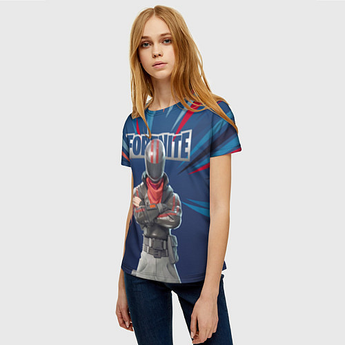 Женская футболка Fortnite Герой асфальта Burnout Video game / 3D-принт – фото 3