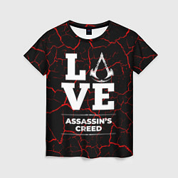 Футболка женская Assassins Creed Love Классика, цвет: 3D-принт