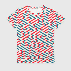 Женская футболка Изометрический Лабиринт