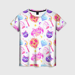 Футболка женская Сейлор Мун Sailor Moon, цвет: 3D-принт