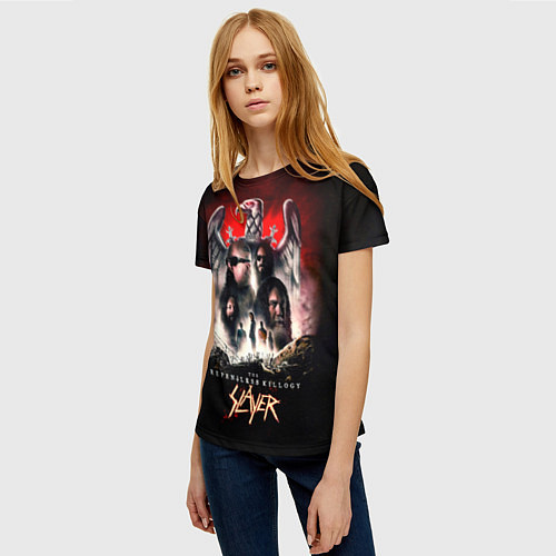 Женская футболка Slayer: The Repentless Killogy / 3D-принт – фото 3