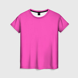 Футболка женская Яркий розовый из фильма Барби, цвет: 3D-принт