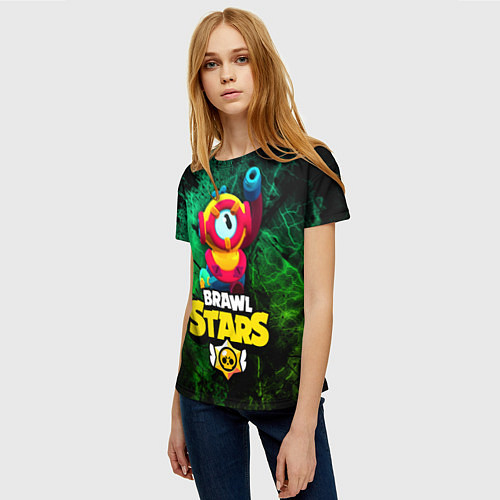 Женская футболка Otis Отис Brawl Stars / 3D-принт – фото 3