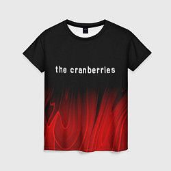 Футболка женская The Cranberries Red Plasma, цвет: 3D-принт