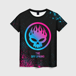 Футболка женская The Offspring Neon Gradient, цвет: 3D-принт