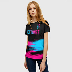 Футболка женская Deftones Neon Gradient, цвет: 3D-принт — фото 2