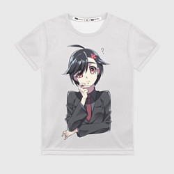 Футболка женская Вопрос Кохару ID Вторжение, цвет: 3D-принт