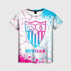 Футболка женская Sevilla FC Neon Gradient, цвет: 3D-принт