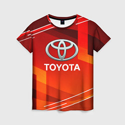 Футболка женская Toyota Abstraction Sport, цвет: 3D-принт