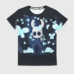 Футболка женская Hollow Knight бабочки, цвет: 3D-принт