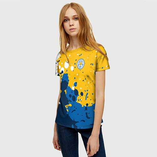 Женская футболка Сборная Уругвая Краска / 3D-принт – фото 3