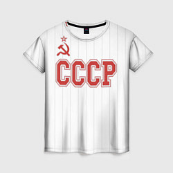 Футболка женская СССР - Союз Советских Социалистических Республик, цвет: 3D-принт