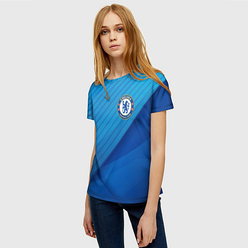 Женская футболка Chelsea Абстракция / 3D-принт – фото 3