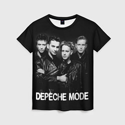 Футболка женская Depeche Mode - black & white portrait, цвет: 3D-принт