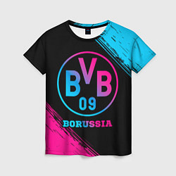 Футболка женская Borussia - neon gradient, цвет: 3D-принт