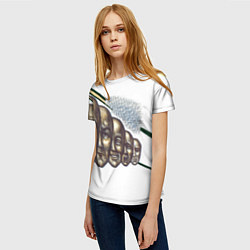 Футболка женская Человек и чувства, цвет: 3D-принт — фото 2