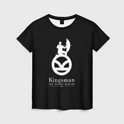 Футболка женская Kingsman logo, цвет: 3D-принт