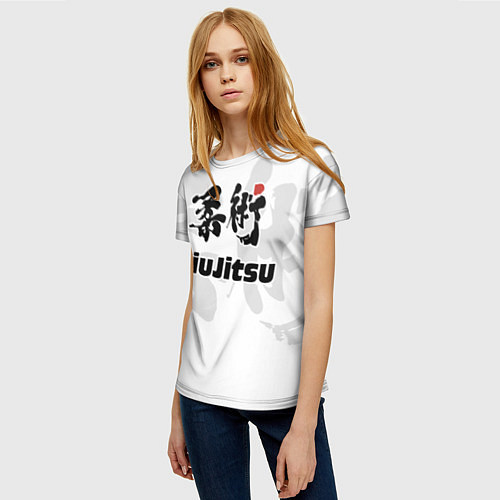 Женская футболка Джиу-джитсу Jiu-jitsu / 3D-принт – фото 3