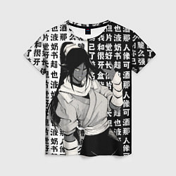 Футболка женская Йоруичи Шихоин - Блич, цвет: 3D-принт