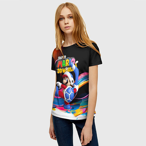 Женская футболка Super Mario 3D World - Boomerang / 3D-принт – фото 3