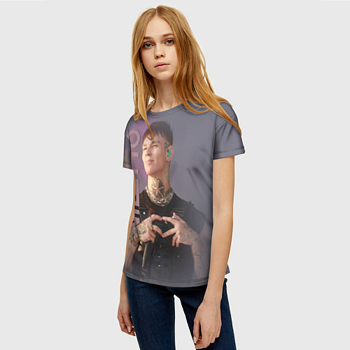 Женская футболка Niletto- моя любимка / 3D-принт – фото 3