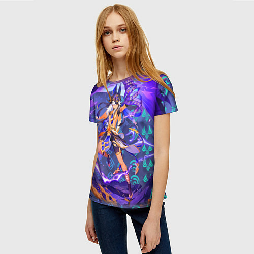 Женская футболка Сайно / 3D-принт – фото 3