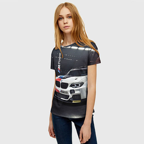 Женская футболка BMW M 240 i racing - Motorsport / 3D-принт – фото 3