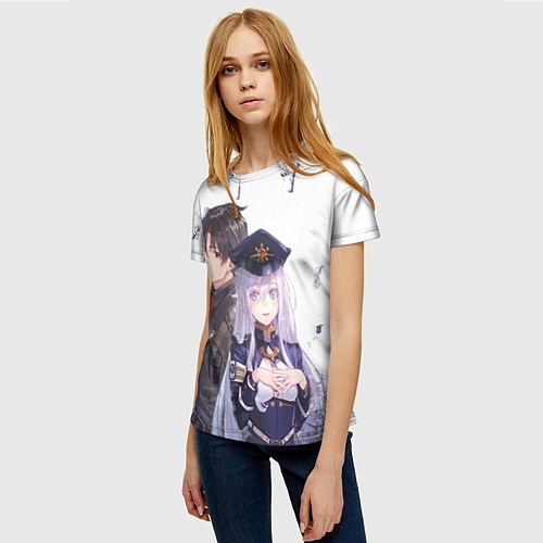 Женская футболка Синъэй и Владилена - 86 / 3D-принт – фото 3
