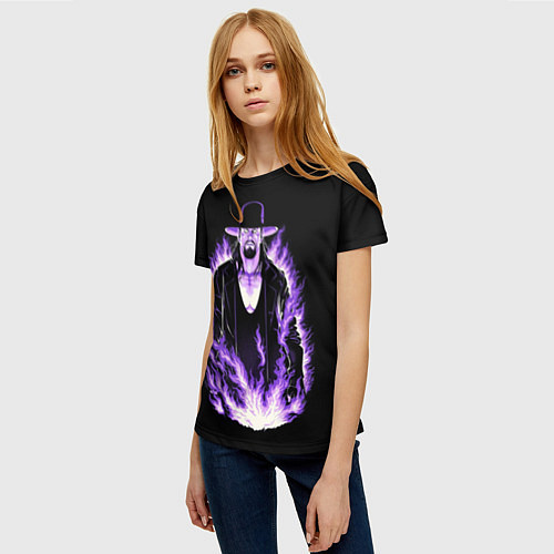 Женская футболка The phenom undertaker / 3D-принт – фото 3
