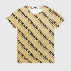 Женская футболка Конан эксайлс узор