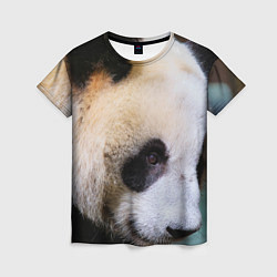 Футболка женская Загадочная панда, цвет: 3D-принт