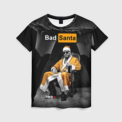 Футболка женская Bad Santa REC, цвет: 3D-принт