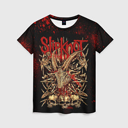 Футболка женская Slipknot red black, цвет: 3D-принт