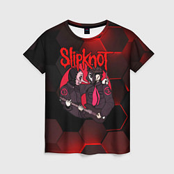 Футболка женская Slipknot art black, цвет: 3D-принт