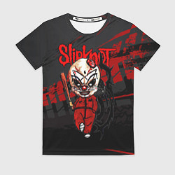 Футболка женская Slipknot bloody, цвет: 3D-принт