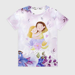 Футболка женская Подарок любимой мамочке!, цвет: 3D-принт