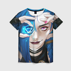 Футболка женская Jinx crystall, цвет: 3D-принт