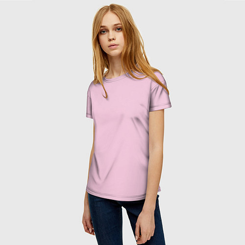 Женская футболка Розовый радуга / 3D-принт – фото 3