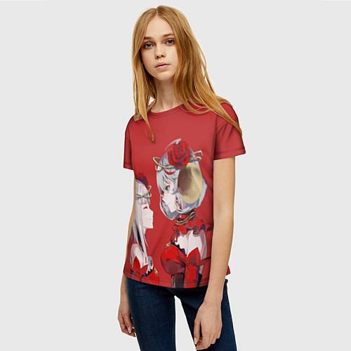 Женская футболка Анна Шнайдер и Шарлотта Шнайдер - Такт Опус Судьба / 3D-принт – фото 3