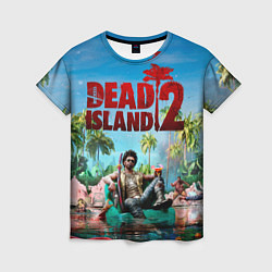 Футболка женская Dead island two, цвет: 3D-принт