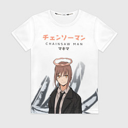 Футболка женская Человек-бензопила Макима, цвет: 3D-принт