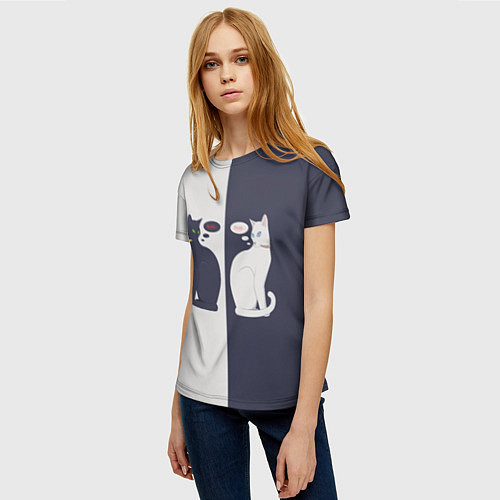 Женская футболка Тет-а-тет / 3D-принт – фото 3