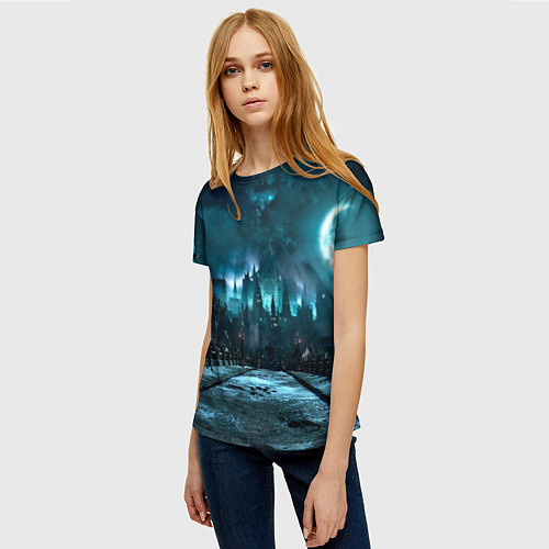Женская футболка Dark Souls - Иритилл Холодной долины / 3D-принт – фото 3