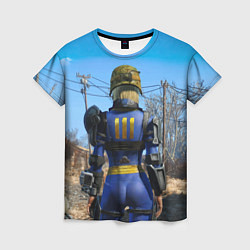 Футболка женская Vault 111 suit at Fallout 4 Nexus, цвет: 3D-принт