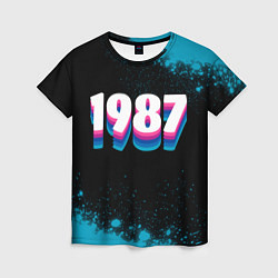 Футболка женская Made in 1987: vintage art, цвет: 3D-принт