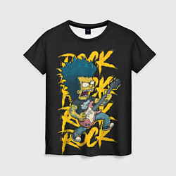 Футболка женская Rock Simpson, цвет: 3D-принт